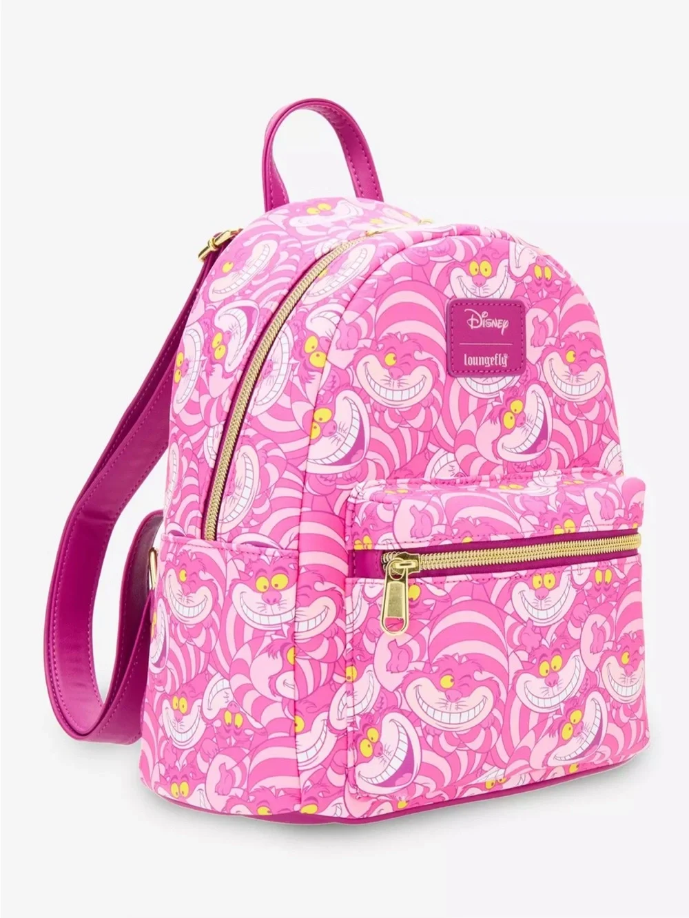 Loungefly Disney Alice In Wonderland Cheshire Cat Collage Mini Backpack & Wallet